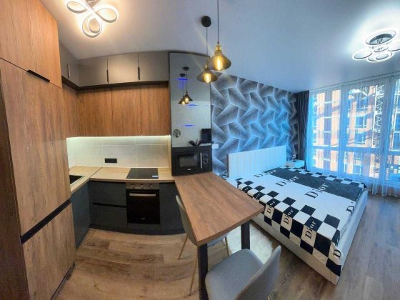 Продаж 1 кім. з сучасним ремонтом та меблями 7 поверх в ЖК Манхеттен!! Ивано-Франковск