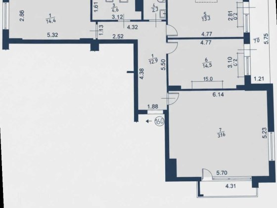 Центр, нове ЖК Family Plaza, 3-к, 97 м²,  Комірка 4 м², Під єОселю Ивано-Франковск