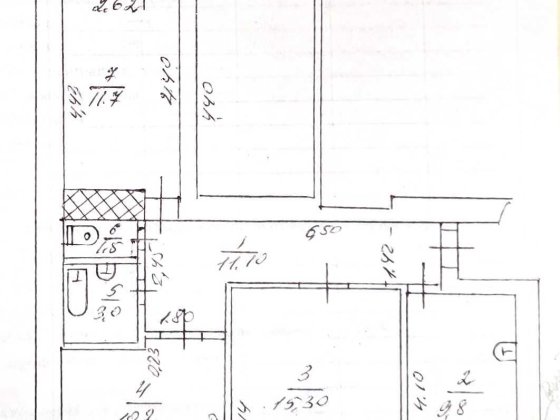 Продам 3-х кімнатну в цегляному будинку 2000р.п. Белая Церковь