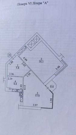 Євро двокімнатна квартира в Бучі. - фото 1