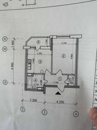 ПРОДАЖ 1кімнатна квартира  Вишневе вул. Вітянська 2в  програмою єОселя - фото 1