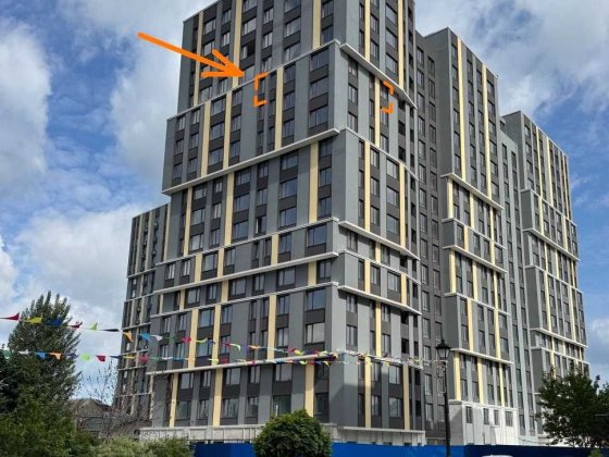 Квартира з краєвидом в ЖК “One House”, 3-кімнатна, 87,7  кв.м. Вишневое