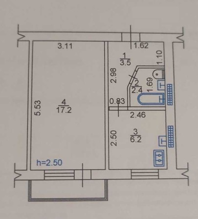 Продам 1-кім в Центрі - фото 1