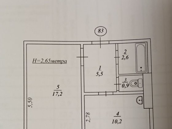 1 но кімнатна квартира на карачунах Кривой Рог