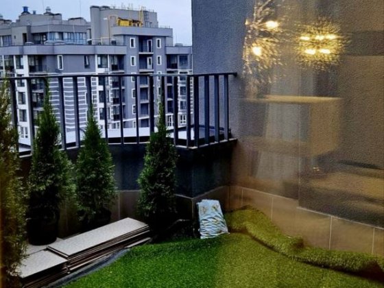 1 кімнатна квартира з каміном і терасою Буча