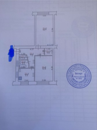 2 х кім. Квартира . Район 3 й Занасип.+Гараж - фото 1