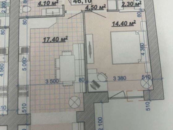 Продається велика 1-кімнатна квартира в ЖК Княгинин Ивано-Франковск