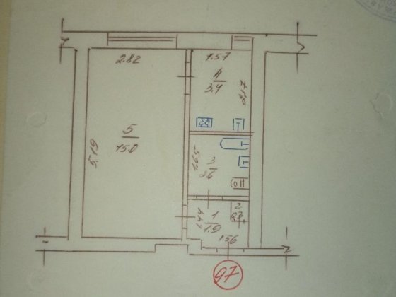 Однокімнатна квартира Кременчук