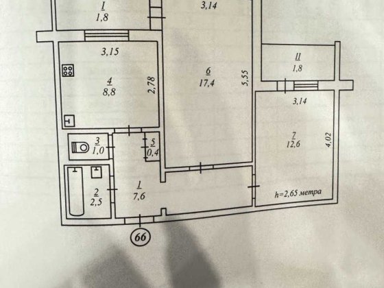 Квартира на Східному 2-3 Кривий Ріг
