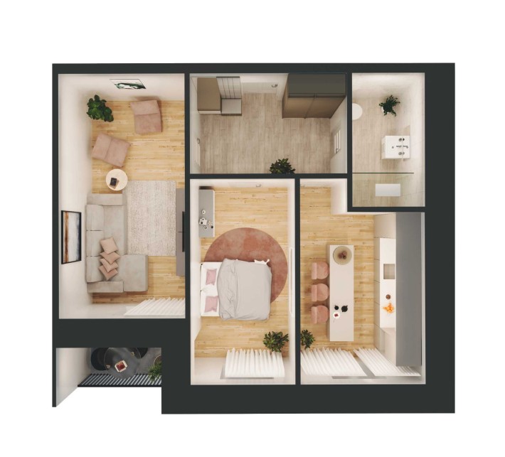 2 кімнатна квартира ЖК "GRAND Липини" /єВідновлення - фото 1