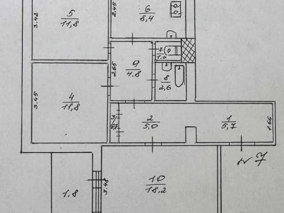 Продам 3-х комнатную квартиру после ремонта Кривой Рог