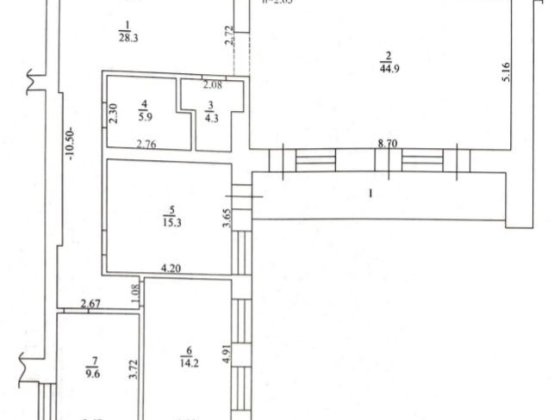 Продам 3 ком, Новострой Центр Кременчуг