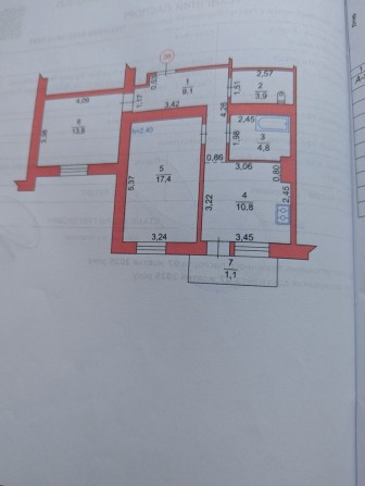Продається 2 кімн. квартира 61 м2 в р-ні  ЛПЗ. - фото 1