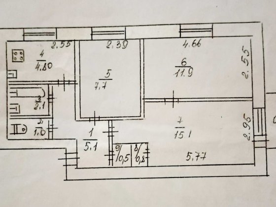 3- кімнатна квартира Кривий Ріг