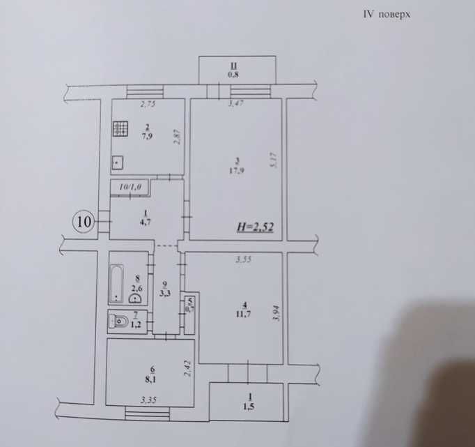 Продаж 3-х кімнатної квартири. Зупинка Трампарк. Лоджія, балкон. - фото 1