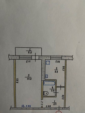 Продам 1-ну квартиру в Інгульці, Інгулецького району, Кривий Ріг - фото 1