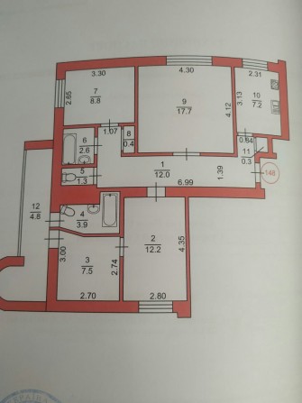Продам 4кімн.квартиру на 1поверсі, або обміняю...розгляну всі варіанти - фото 1