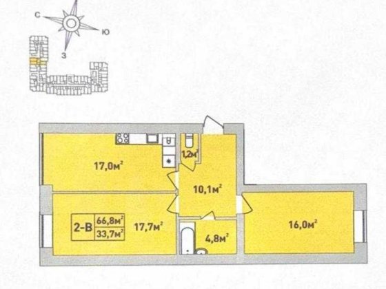 Двокімнатна квартира в жк Центральний! Програми ТАК! Видова! Ирпень