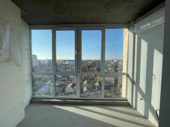 Велика однокімнатна квартира З ЗАВЕРШЕНИМ ЧОРНОВИМ РЕМОНТОМ, 57,20 м² Луцк