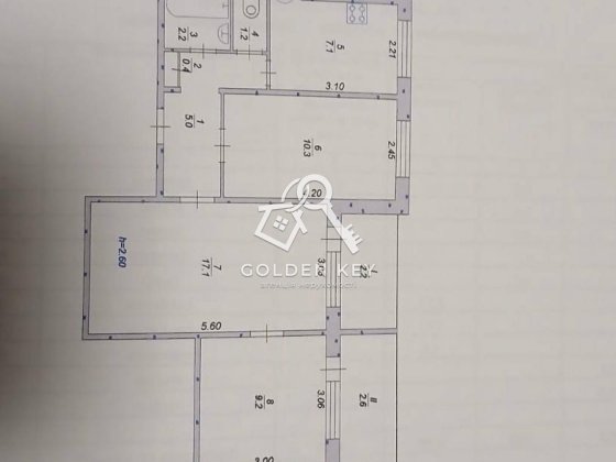 Продаж 3 кімнатної квартири під ремонт  на Співдружності Кривой Рог