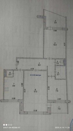 Продам 3-х кімнатну квартиру м-н Сонячний - фото 1