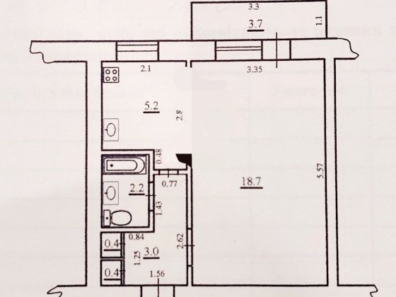 Продаж днокімнатної квартири на першому поверс.і Луцк