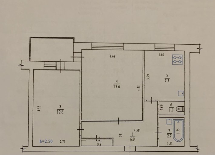 Продам 2 кімнатну квартиру на Кагамлика - фото 1