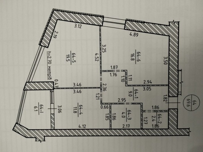 2К квартира Еверест Нотехс - фото 1