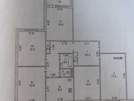 Продам квартиру на 5-ом заречном. Кривий Ріг