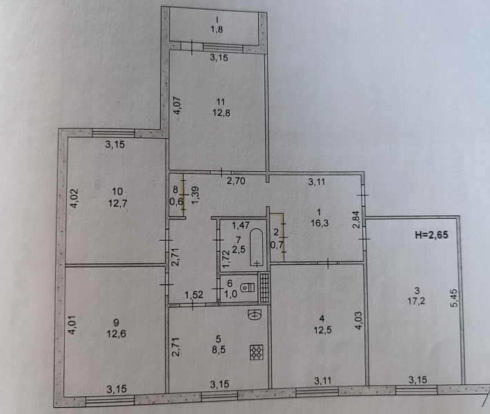 Продам квартиру на 5-ом заречном. - фото 1