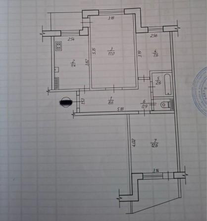 Продам 3 кім кв Автовокзал під ремонт - фото 1