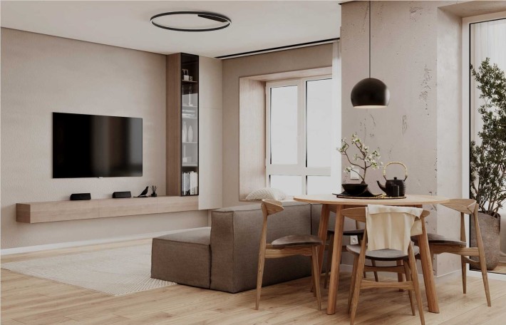 Дворівнева квартира з студією в цегляному будинку на дружбі - фото 1