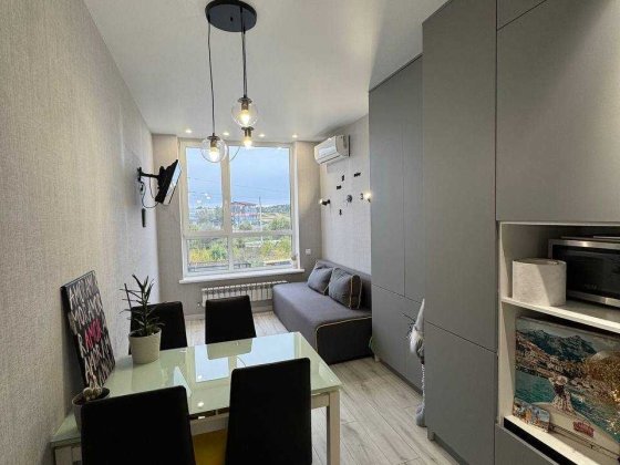 Однокімнатна квартира з мінімальним оформленням Ирпень