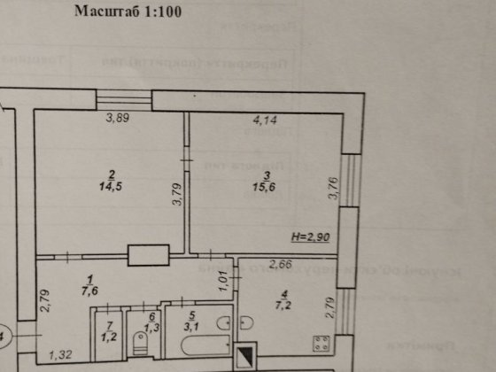 Квартира 2-х кімнатна сталінка Кривой Рог