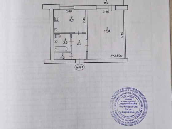 Продам однокімнатну квартиру Кривий Ріг