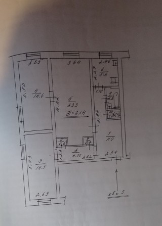 Продам 3х кімнатну квартиру на Первомайці - фото 1