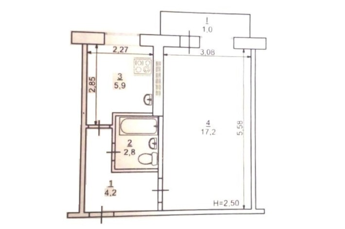 Продаж 1-но кімнатної квартири вул. Сергія Колачевського - фото 1