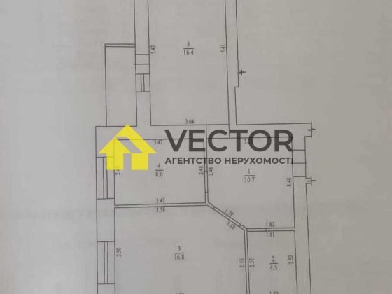 ТОП Пропозиція! 2к квартира у цегляній новобудові 59 м2, 4/10! Полтава
