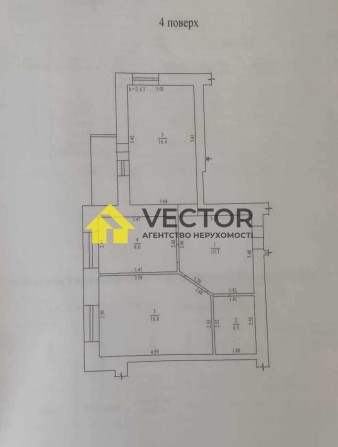 ТОП Пропозиція! 2к квартира у цегляній новобудові 59 м2, 4/10! - фото 1