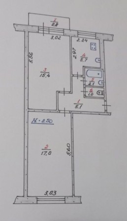 Продаж 2-х кімнатної квартири Інгулець - фото 1