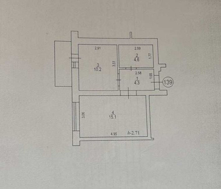 Продам однокімнатну квартиру Левада Поділ Полтава вул Миру 32 власник - фото 1
