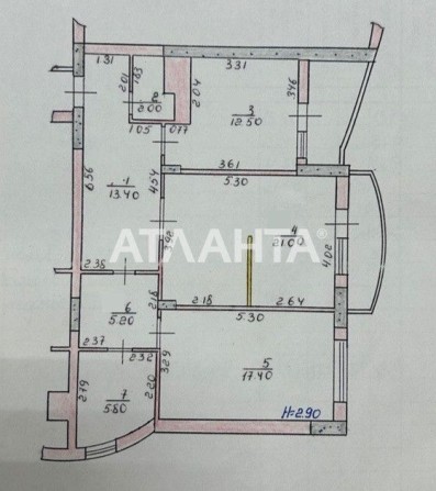 2 кім Новобуд, 2 поверх  р-н ТЦ ПРОСПЕКТ - фото 1