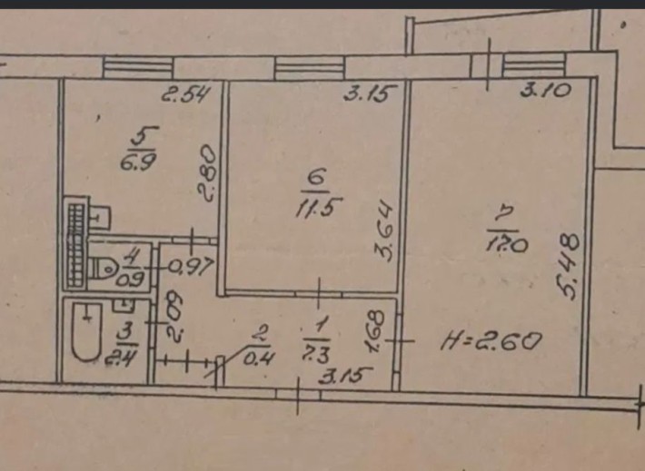 Двокімнатна бюджетна квартира на м- ні Північний (!) - фото 1