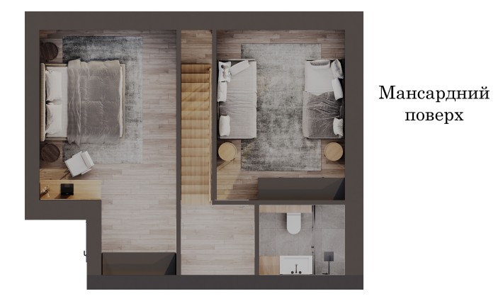 Продам квартиру з мансардою (90 м2) по 650$/м2 - фото 1