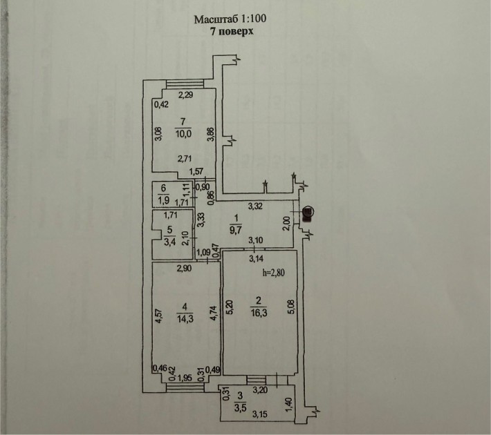 2-кім квартира в ЖК Пелюстковий, Полтава - фото 1