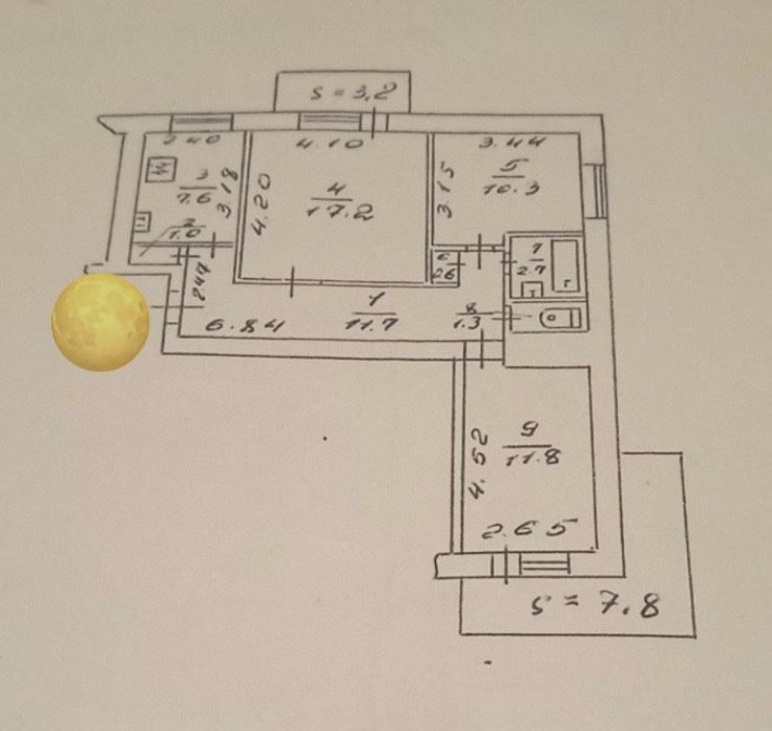 Продаж 3к квартири в цегляному будинку на 3 поверсі - фото 1