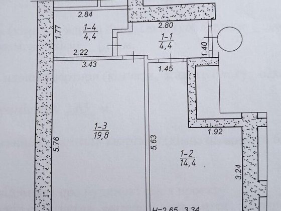 Однокімнатна квартира в цокольному приміщені Тернополь