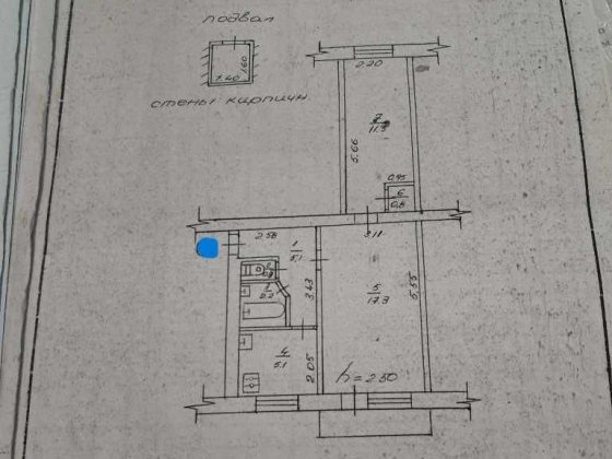 Продаж 2-к квартири/1-ша Лінія/Зупинка/по Кільцю/ Полтава