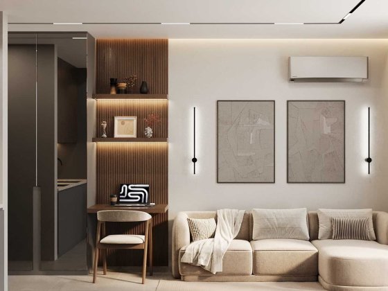 Квартира-студія 36,8 м² у ЖК GRAND HILLS | 2 поверх — GH 7.06 Ужгород