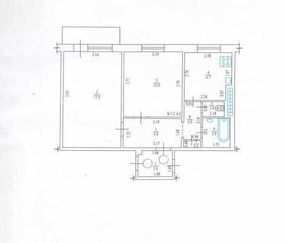 Продаж 2к квартири. Розд. кімнати. Житловий стан. Левада. №3425 - фото 1